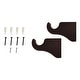 preview thumbnail 23 of 41, Mix & Match Wood Single / Double Curtain Rod Bracket