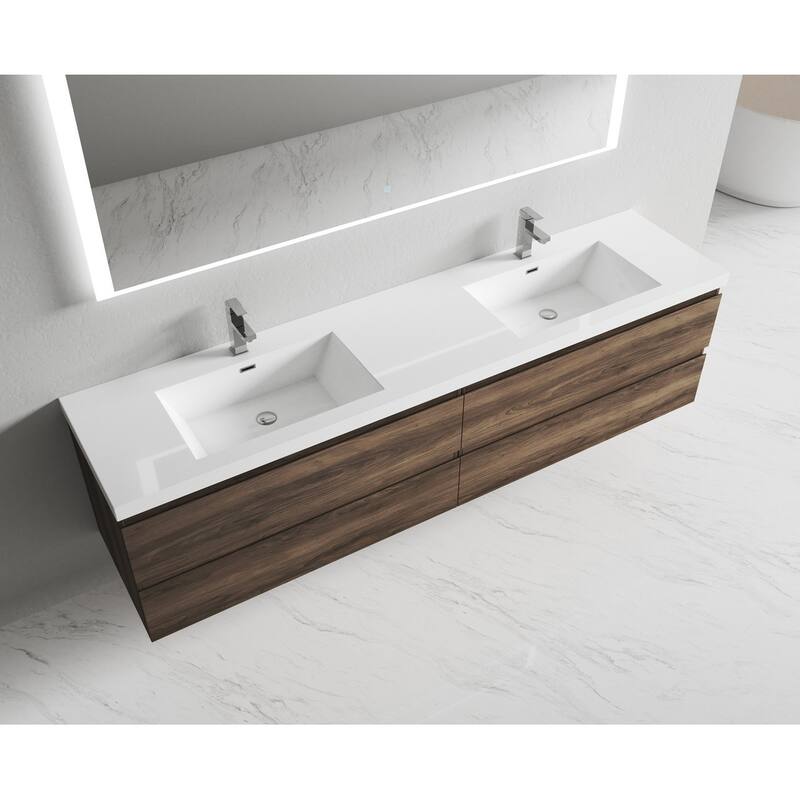 Alma 72 inch integrated sink / Double sink