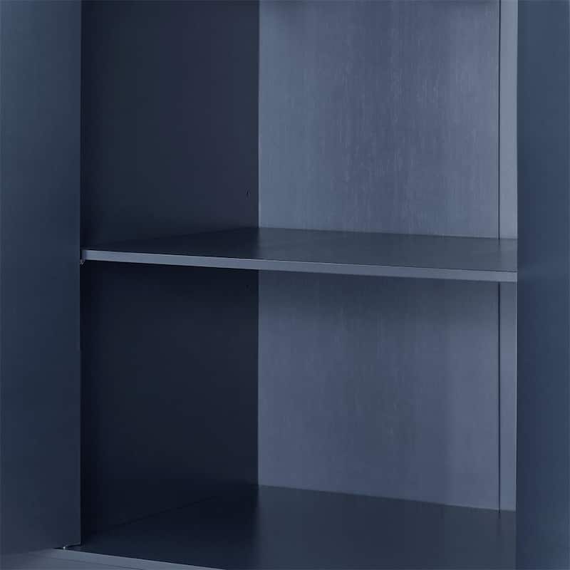 53'' Kitchen Storage Islands with Drawers and Trash Can Storage