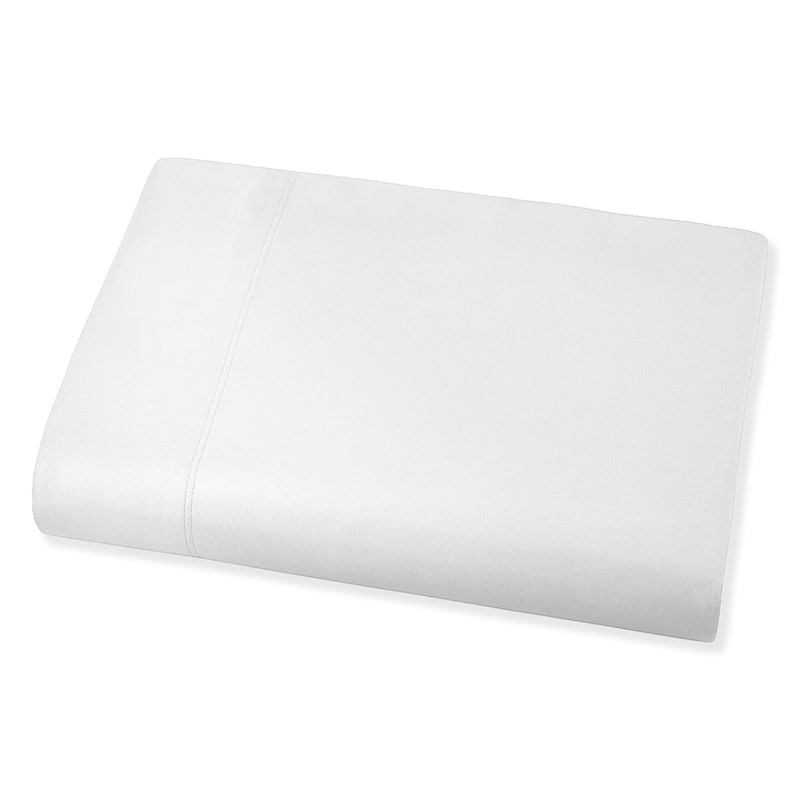 Grand Estate Hotel 100% Cotton 265 TC Super-Soft Flat Sheet Set, White - 6 Pack-White - King