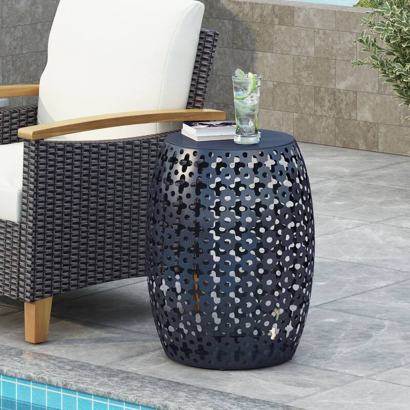 Metal end table -Large
