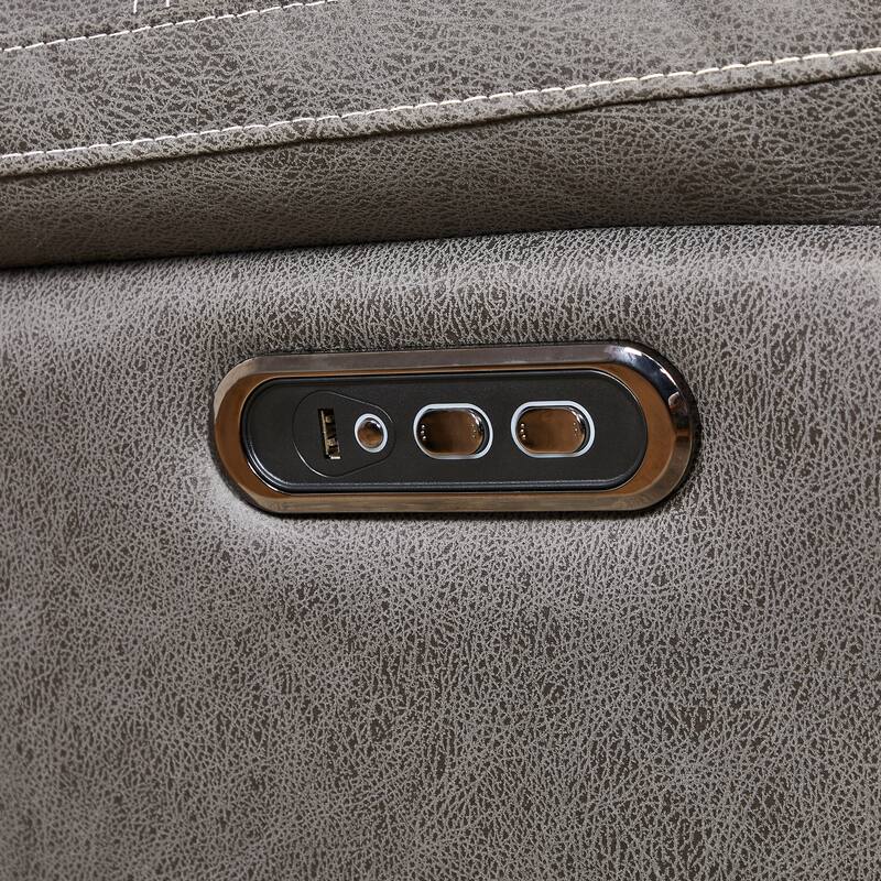 240 Degree Swivel Power Recliner - OKIN Motor Recliner with UBS Ports and Adjustable Headrest