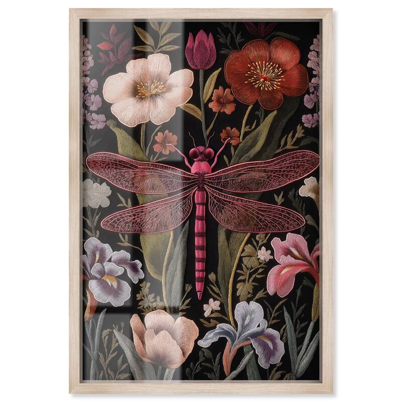 Ruby Reed Rider I Shadowbox by Art Remedy - Natural - 10" x 15"