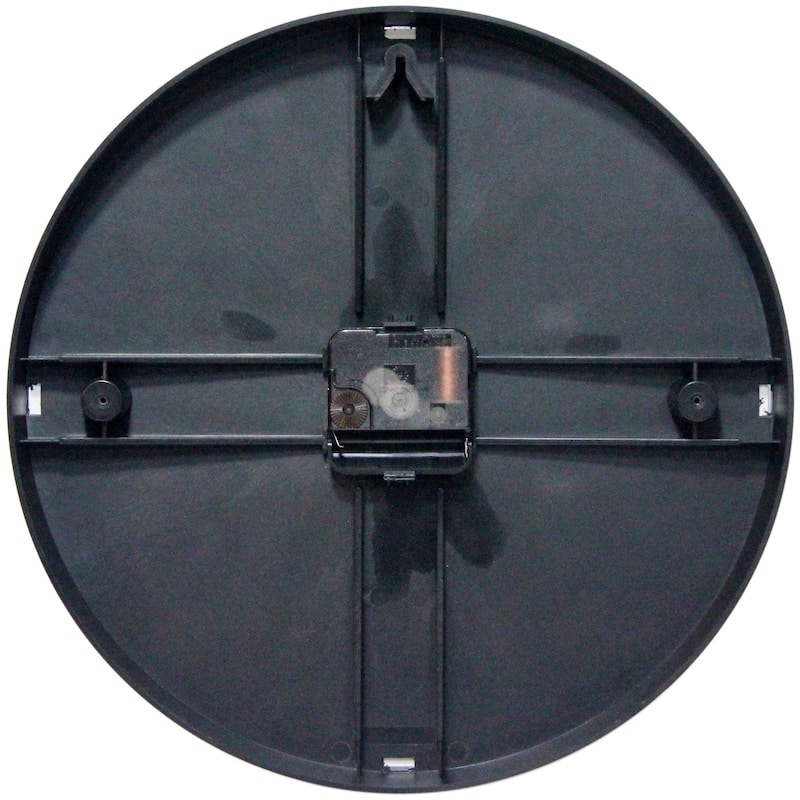 Prosaic 12" Business Clock, Silver - 12 in.