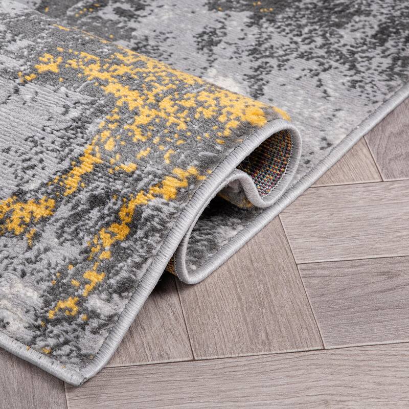 World Rug Gallery Rio Modern Abstract Area Rug