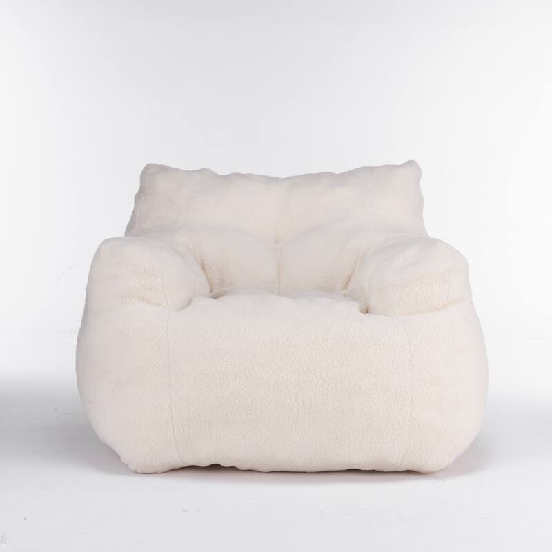 Soft Tufted Foam Bean Bag Chair