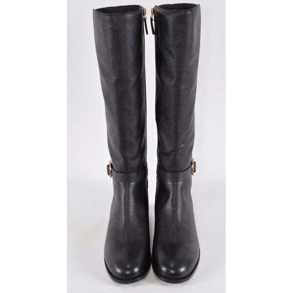 tory burch black and brown boots