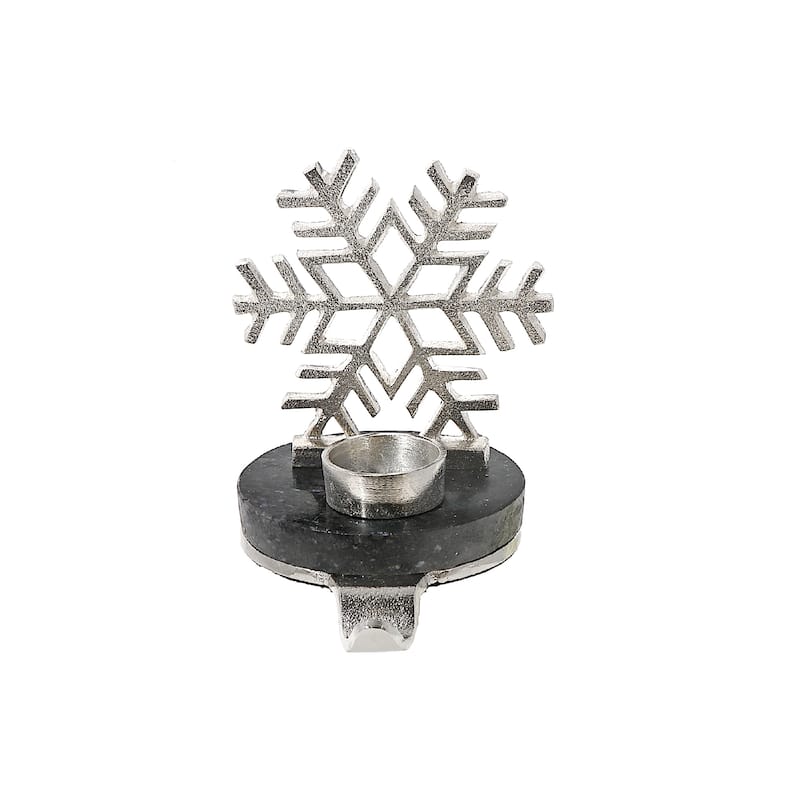 Christmas Snowflake With Tealight Stocking Holder