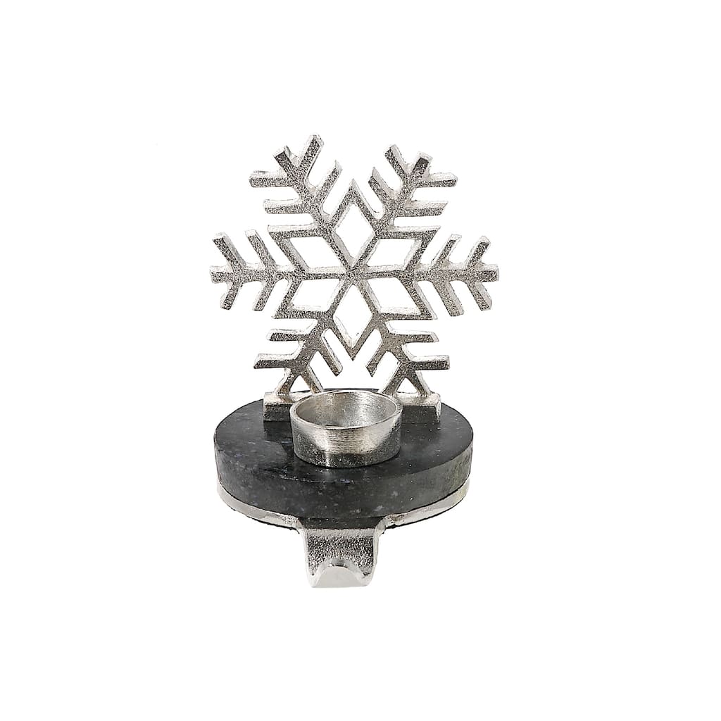 Christmas Snowflake With Tealight Stocking Holder