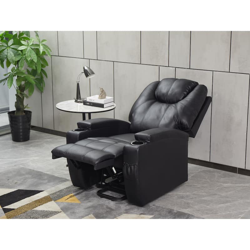 Power Lift Recliner Chair PU Leather for Elderly
