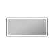 Wall Mounted Back Light Bathroom Framed LED Mirror Anti- Fog With Dimmable Light Touch Sensor And Memory Function
