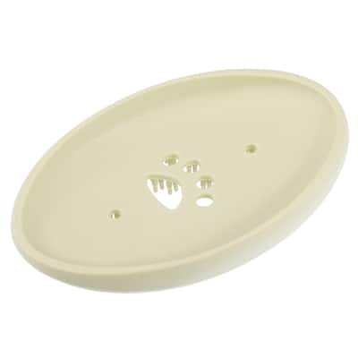 Soap Dish Soap Cleaning Storage for Bathroom Kitchen Silicone 11.5x7cm