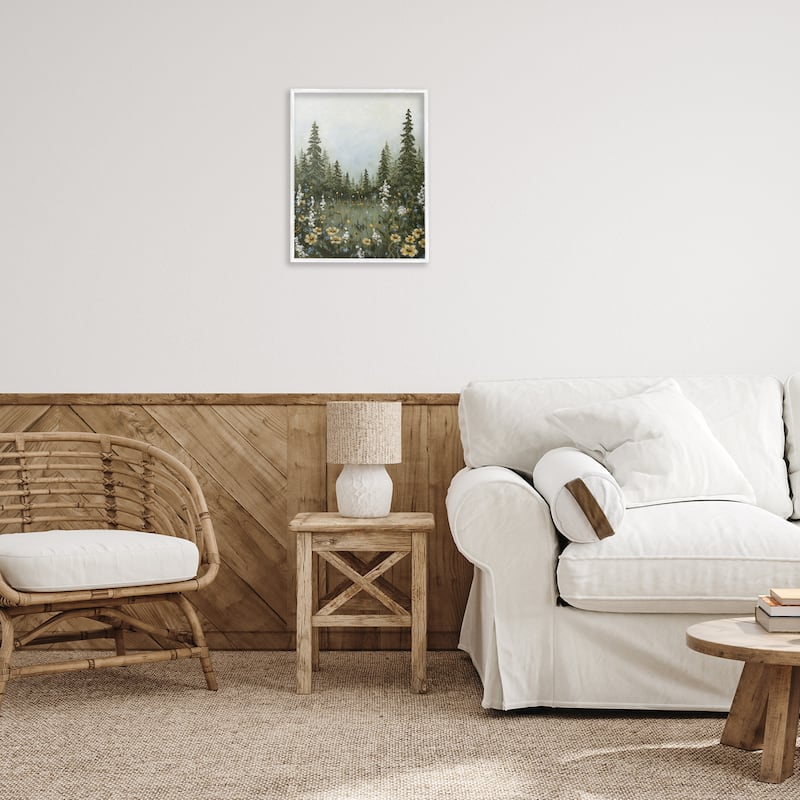 Stupell Forest Meadow Clearing Framed Giclee Art Design By Hollihocks Art