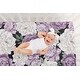 preview thumbnail 6 of 4, Sweet Jojo Designs Black Purple Boho Shabby Chic Floral Girl Fitted Crib Sheet Bohemian Vintage Garden Watercolor Flower Nature