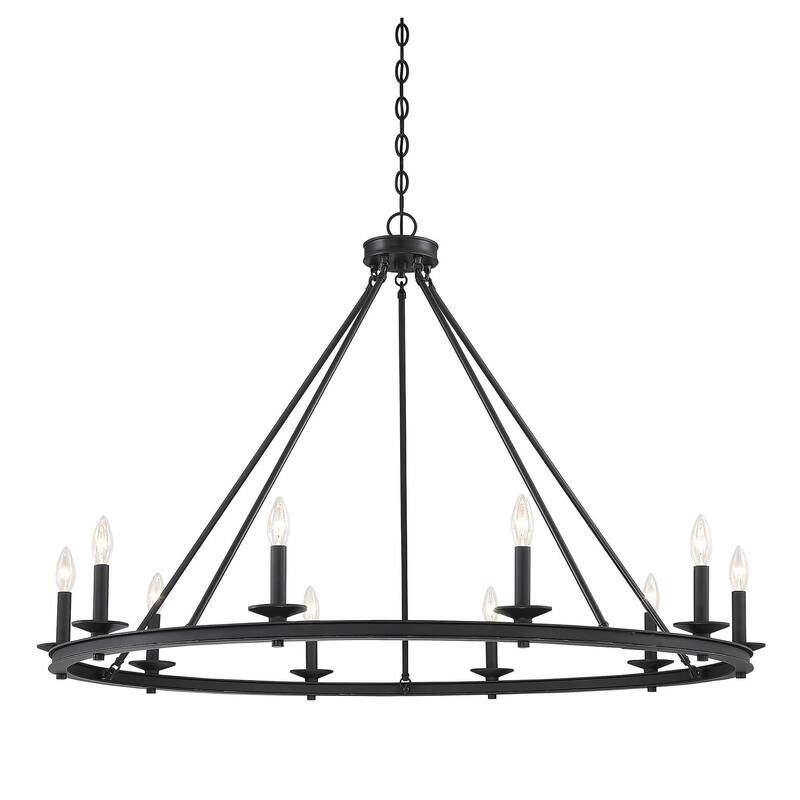 Savoy House Middleton 10 Light 45" Wide Taper Candle Ring Chandelier