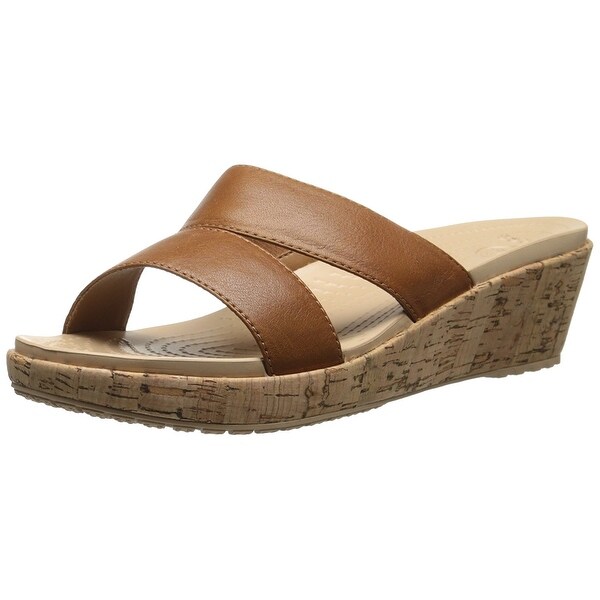 crocs a leigh cork wedge