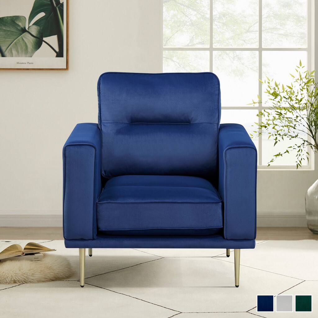 Valleton Velvet Living Room Chair