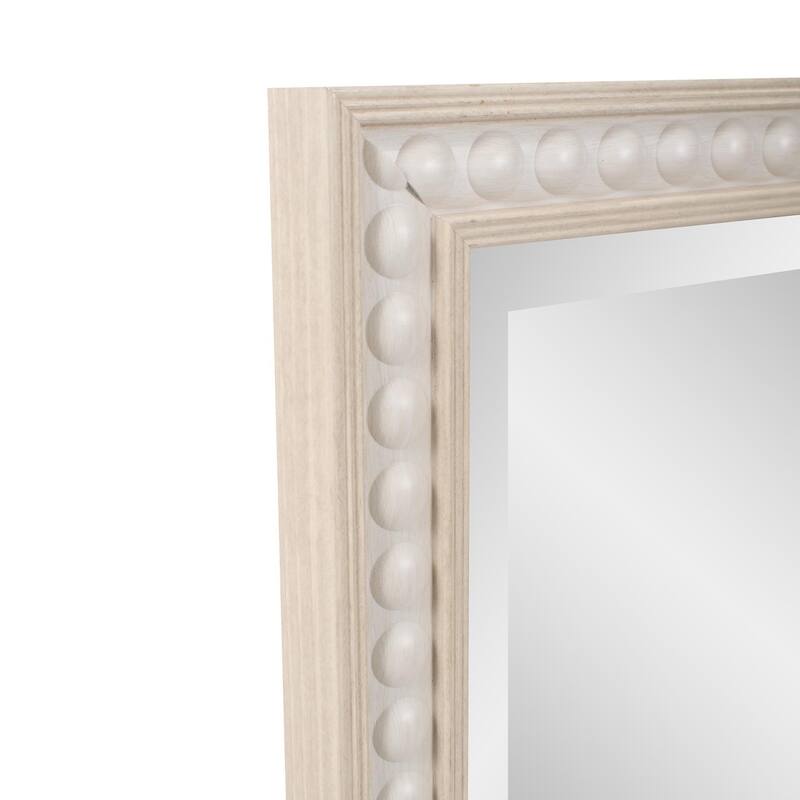 Beaded Dressing Mirror - Natural - 54H x 29W x 4D