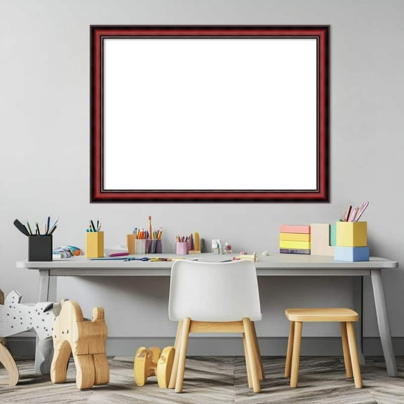 Amanti Art Rubino Cherry Scoop Framed Dry Erase Magnetic Board