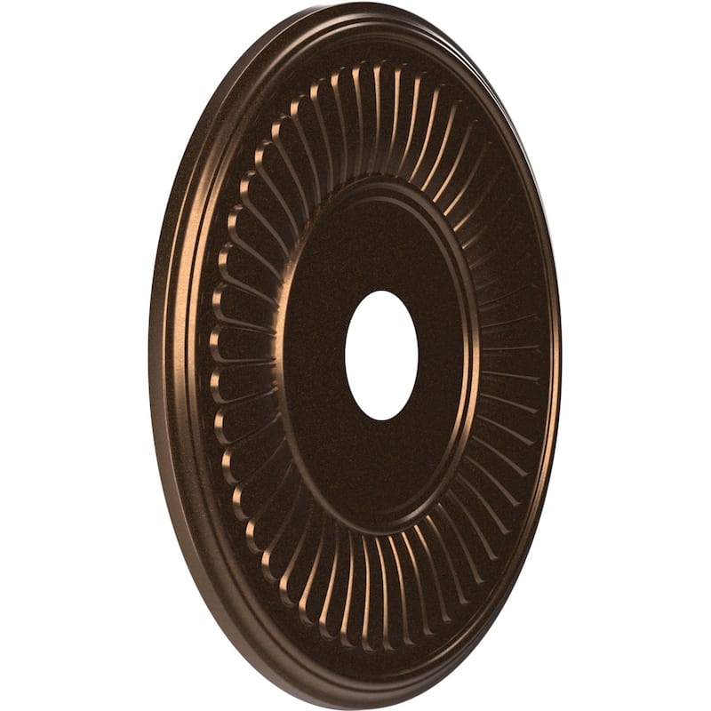 3 1/2" Inside Diameter - Berkshire Thermoformed PVC Ceiling Medallion
