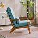 preview thumbnail 8 of 105, High Back Solid Wood Armrest Backrest Leisure Chair Accent Chair