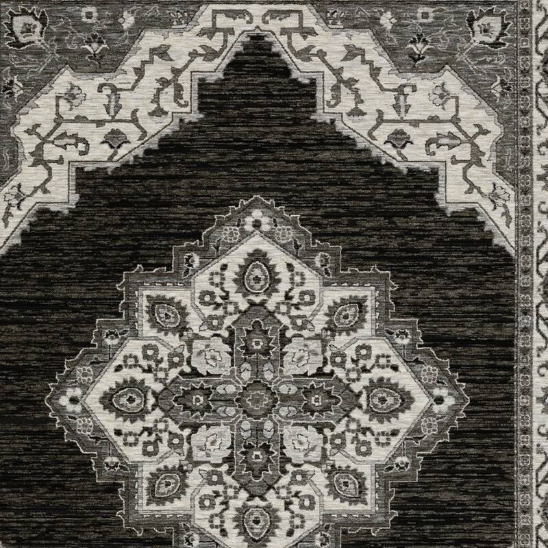 HomeRootsMedallion Traditional Rectangle Area Rug