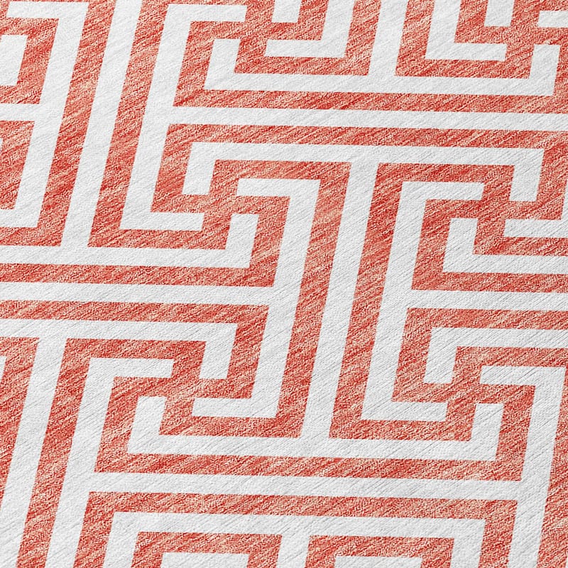 Machine Washable Indoor/ Outdoor Chantille Geo Modern Rug