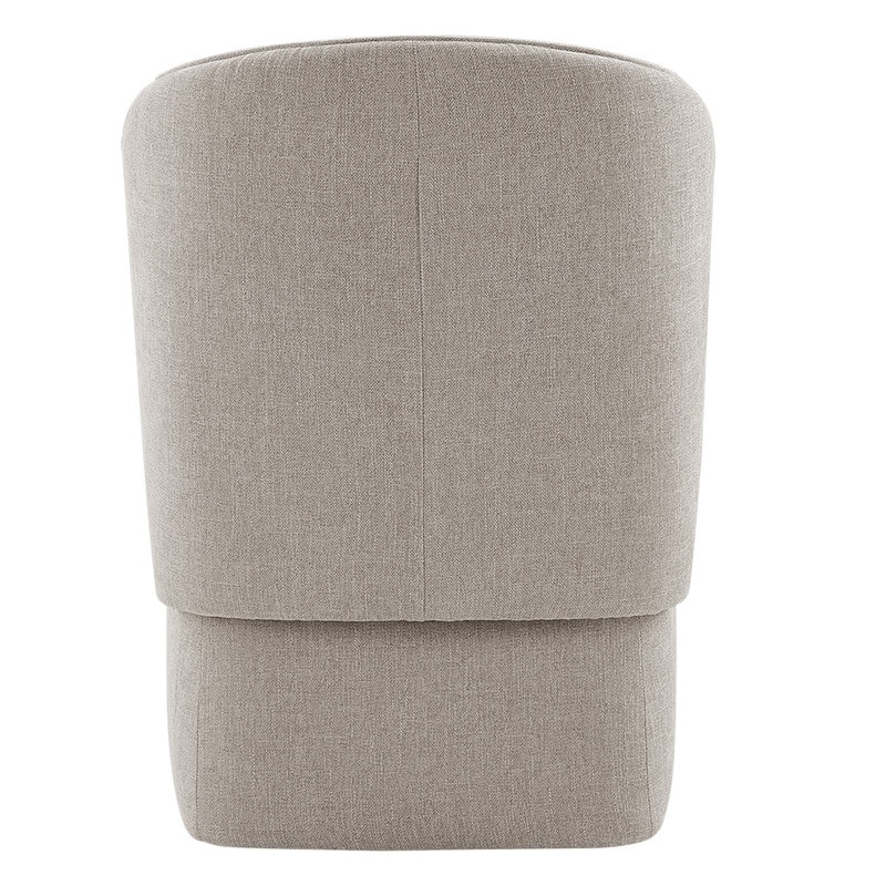 Kyle Morden Fabric Dining Room Chair with Casters Wrap-round Back