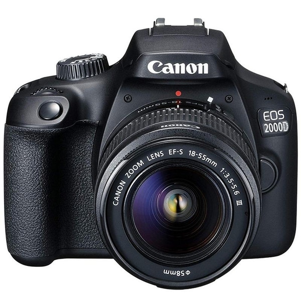 Canon EOS 2000D / Rebel T7 24.1MP DSLR Camera with EF-S 18-55mm Lens. Opens flyout.