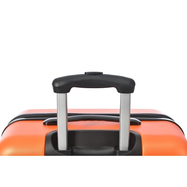 【色:オレンジ_スタイル:3点セット_サイズ:55cm, 68cm, 78cm】 Zimtown Hardside Lightweight Spinner Orange 3 Piece Luggage Set