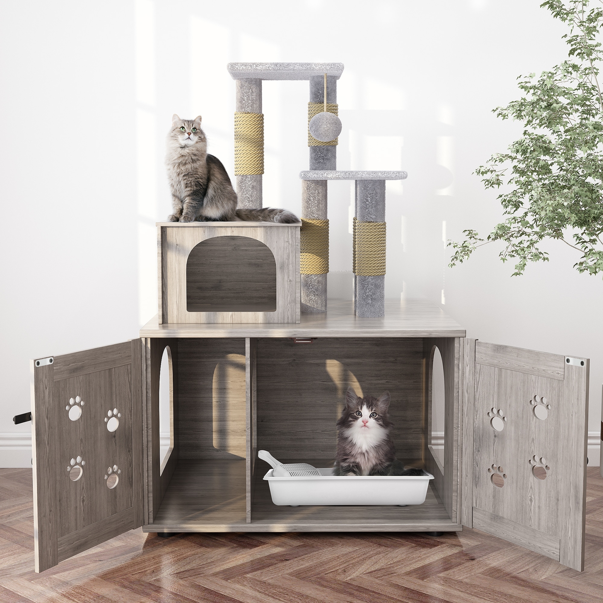Cheap cat tree best sale house