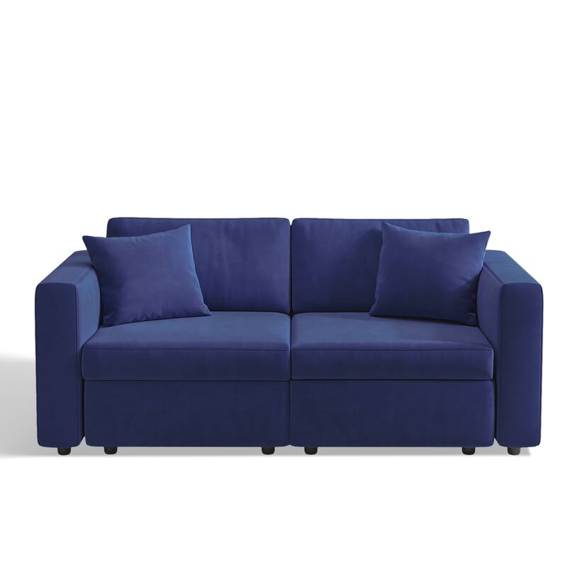 Pocassy Cloud Sofa Modular Sectional Couch with Seat Storage