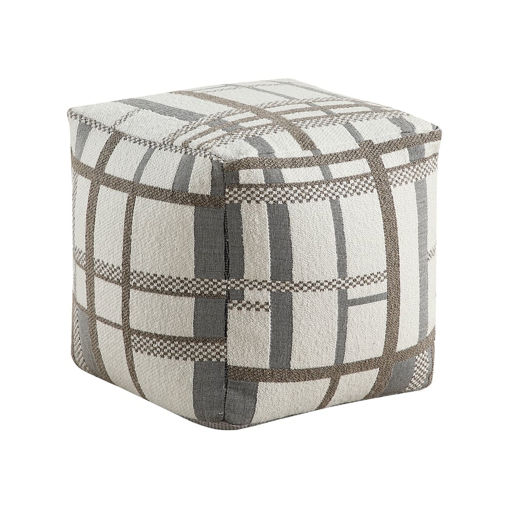 Fremont & Park Ossela Fabric Square Pouf
