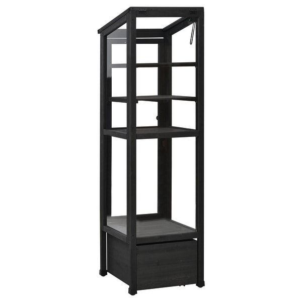 62.4inch Height Wood Garden Greenhouse Balcony Portable Mini Cold