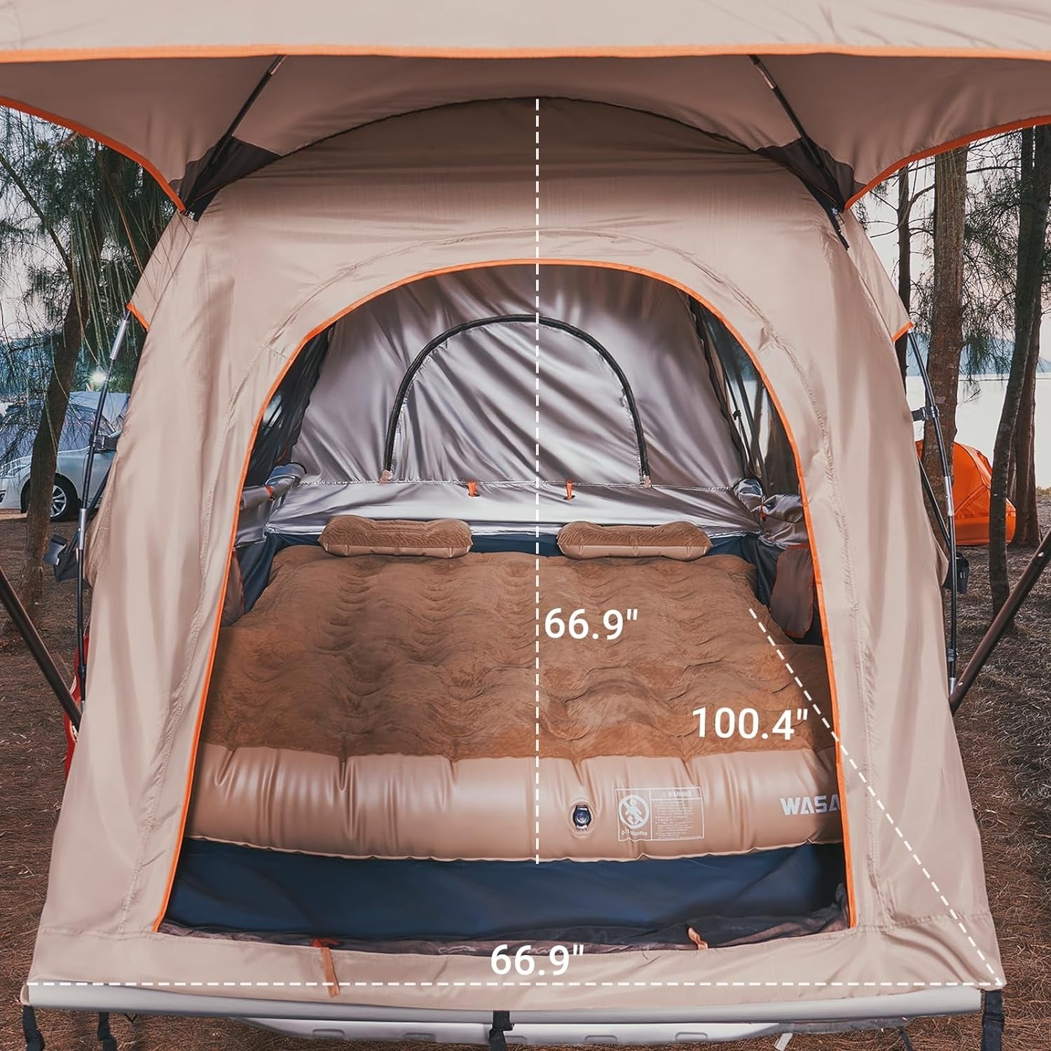 Truck bed tarp tent online