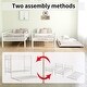 preview thumbnail 5 of 18, Sturdy Metal Twin Bunk Bed, Noise Reduced with Safety Guardrail