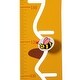 preview thumbnail 8 of 11, Wooden Giraffe Sensory Wall Game, Activity Toy Growth Chart for Playroom, Nursery, Preschool, and Doctors' Office