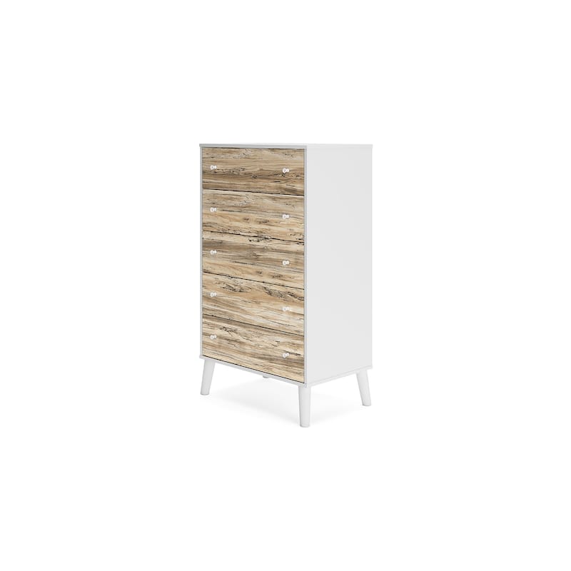 Ashley Furniture Piperton Two-tone Brown/White Chest of Drawers