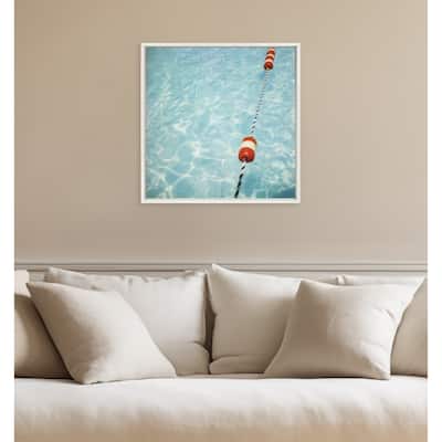 Kate and Laurel Sylvie Ropes Framed Canvas by Alicia Bock