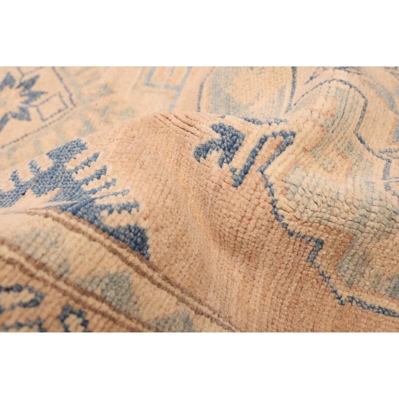 ECARPETGALLERY Hand-knotted Finest Ghazni Tan Wool Rug - 10'7 x 14'0