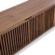 preview thumbnail 6 of 7, Mid-Century Walnut Wood TV Stand