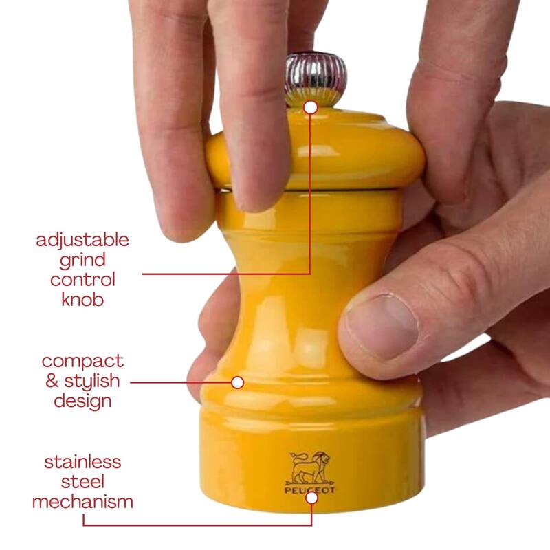 Peugeot Bistro Pepper and Salt Mill Set - 10cm - 4in.