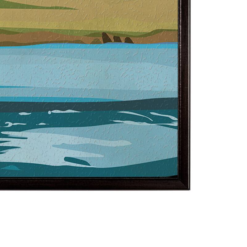 Montana Go USA by Mercana Studio a Hand Embellished Framed Art Print Series