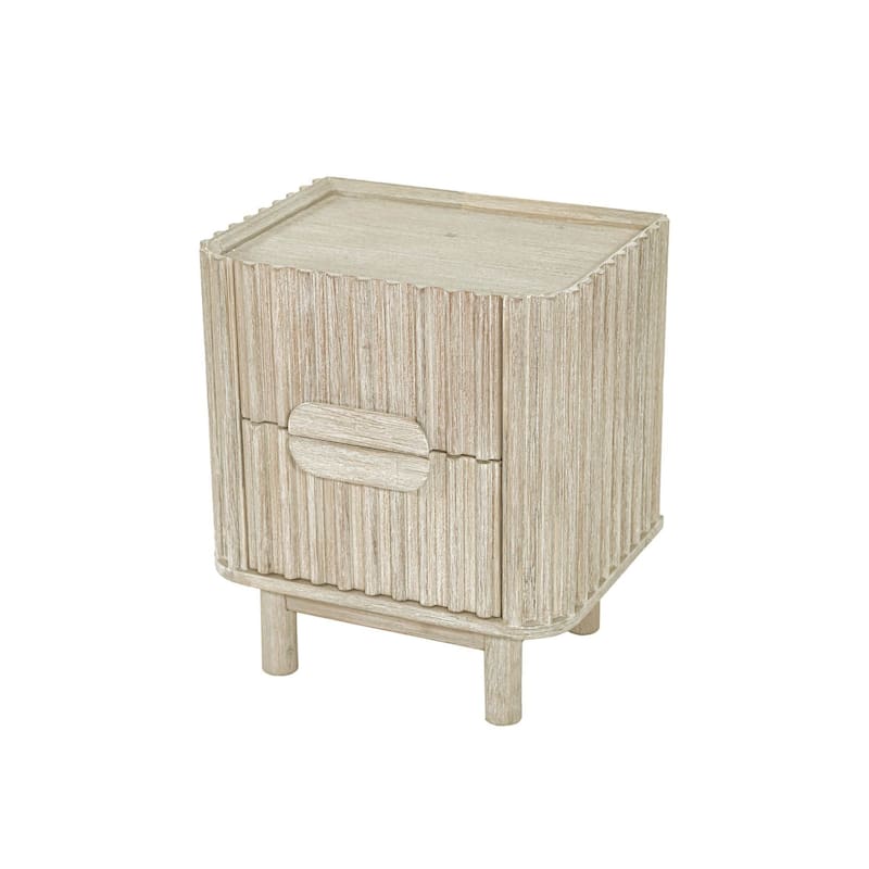 Willow 2-Drawer Acacia Nightstand