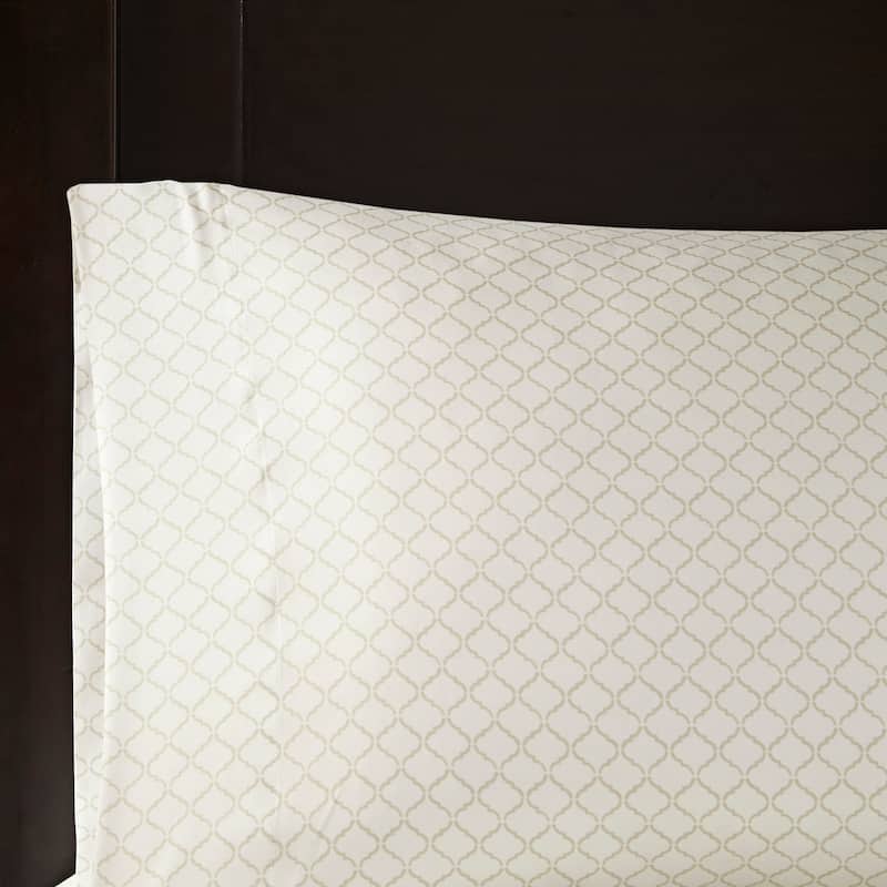 Madison Park Essentials Alexine Brown 16 Piece Jacquard Comforter Set with 2 Bed Sheet Sets