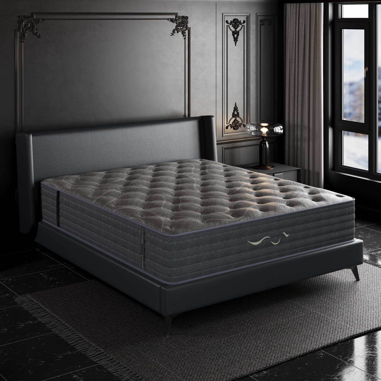 SweDrea 12 in. Luxurious Double-Sided Hybrid Mattress undefined 