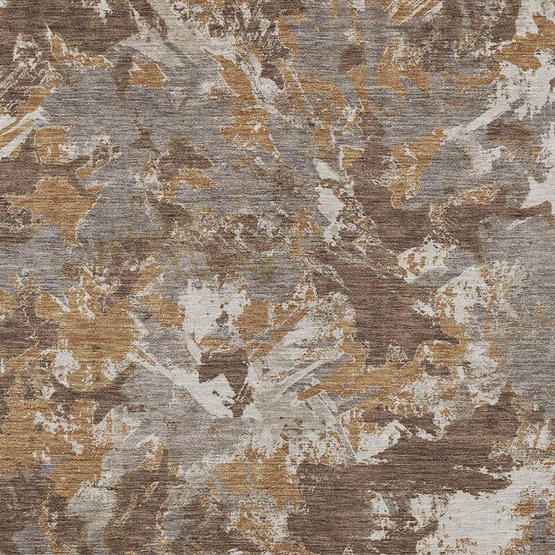 HomeRoots Floral Transitional Rectangle Outdoor Rug