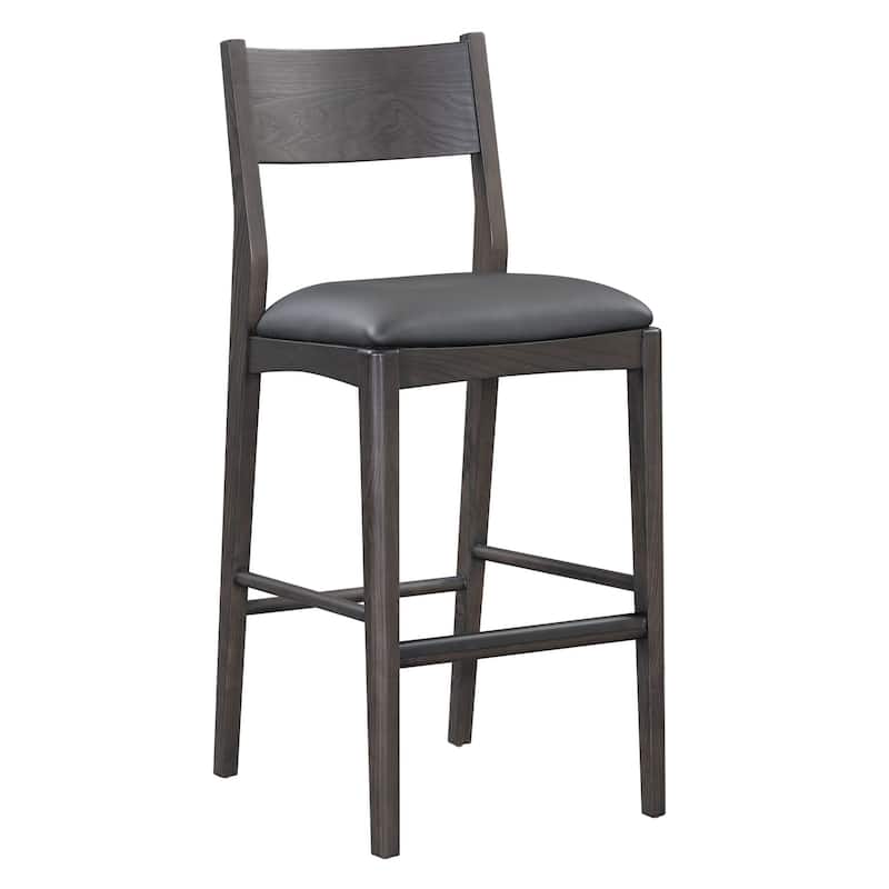 Classic Home Rooney 26" Top Grain Leather Stool - Bar Height