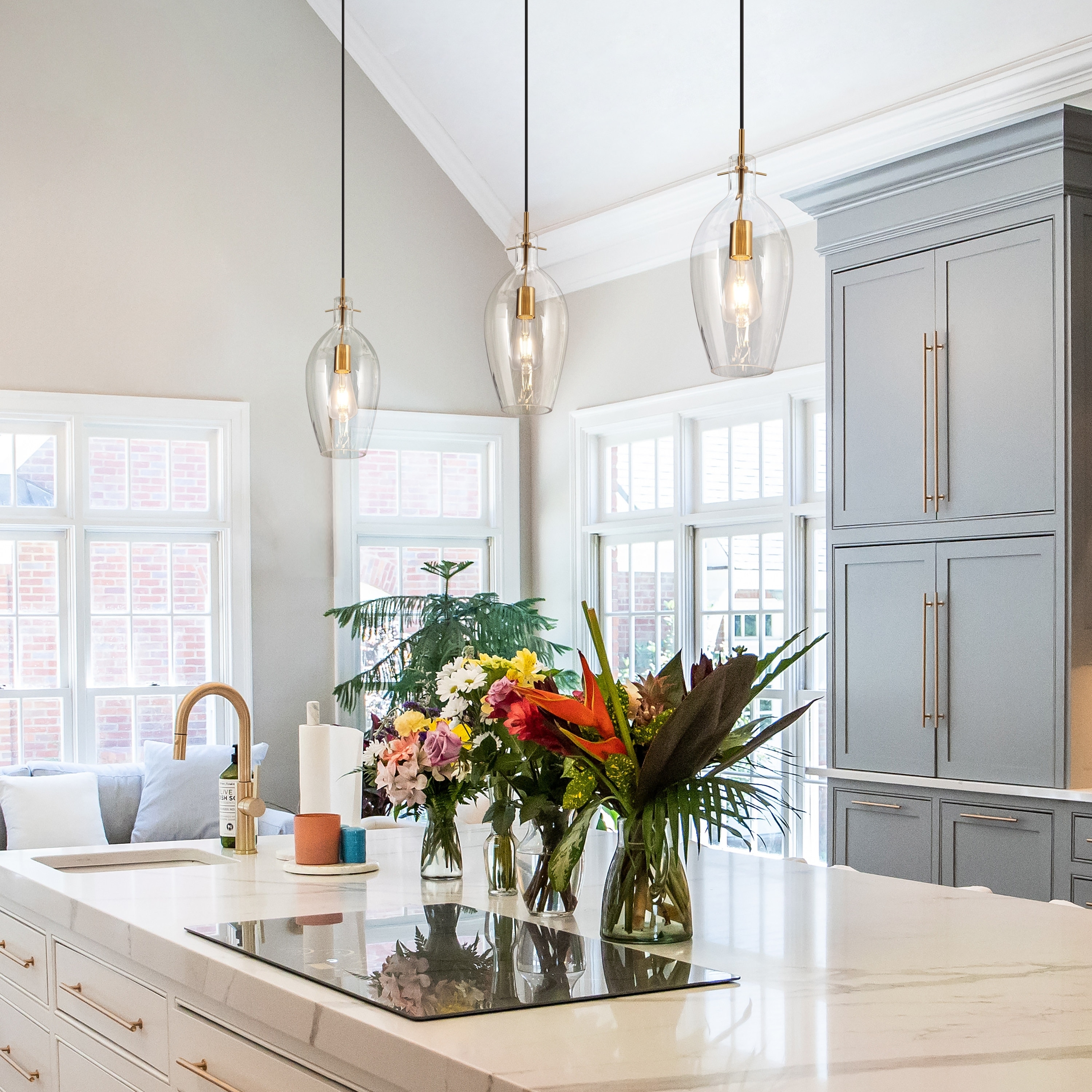 Lantern pendants over sale island
