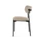 preview thumbnail 7 of 19, Amisco Yasmina Upholstered Dining Chair with Metal Leg